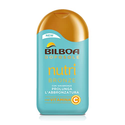 Bilboa Doposole Nutriente Nutribronze Con Vitamina C, Doposole Idratante E Nutriente, Ideale Per Mantenere L'Abbronzatura A Lungo - Per Tutti I Tipi D