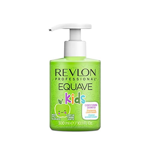 Revlon Professional Equave Kids Conditioning Shampoo, Delicato, Senza Solfati, Condizionante Per Bambini, Fragranza Di Mela Verde – 300 Ml