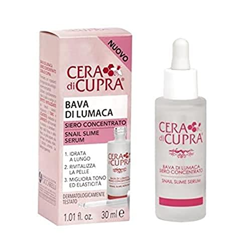 Cera Di Cupra, Siero Nutriente Bava Di Lumaca, Ad Azione Rivitalizzante, Migliora Il Tono E L'Elasticità, Rimuove I Segni Di Fatica E Stress, Made In