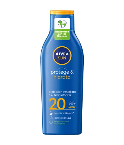 Nivea Sun Protector Latte Per Il Corpo, Spf 20-200 Ml
