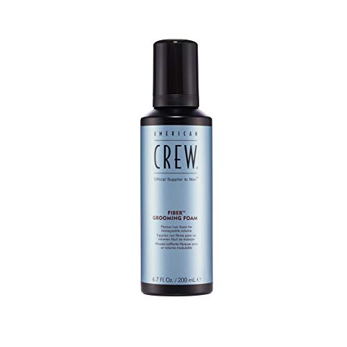 American Crew Hair Styling Fiber Grooming Foam Spuma Volume Modulabile Capelli, 200 Ml