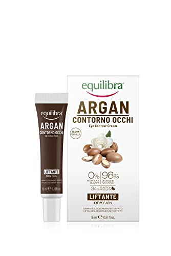 Equilibra Viso, Contorno Occhi A Base Di Olio Di Argan, Di Mandorle Dolci E Di Vinaccioli, Estratto Di Gardenia, Acido Ialuronico, Vitamina E, Olio Di