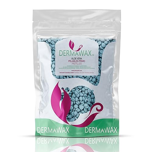 1 Kg Dermawax Aloe Vera Cera Brasiliana Perle Di Cera Depilatoria Senza Strisce Cera Depilatoria Calda Professionale Per Uomo E Donna A Bassa Temperat