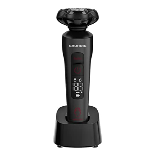 Grundig Proclub Ms 9130 - Rasoio Da Uomo, Sensore Beardcare, Corpo Esterno In Plastica Riciclata Al 61% In Plastica Riciclata, Titanium Blades, Wet &