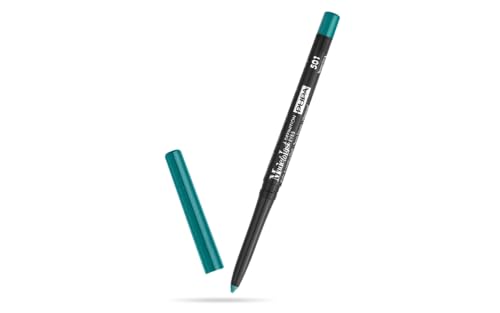Pupa Matita Occhi Waterproof Made To Last Definition Eyes Pencil (Colore 501 Magnetic Green) Tenuta Estrema, Stilo Automatica, Mina Detraibile, Temper