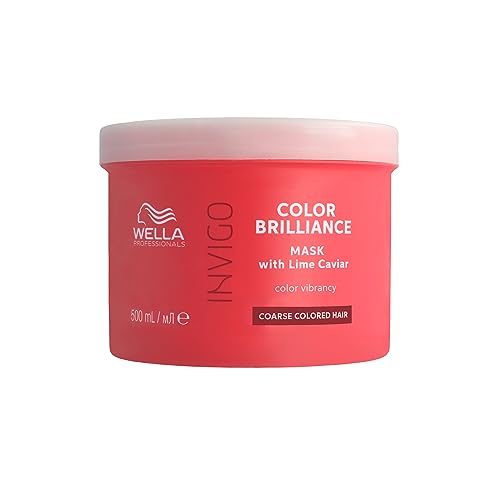 Wella Professionals Invigo Color Brilliance Maschera Capelli, Ottima Con Shampoo Capelli E Balsamo, Trattamento Intenso Per Capelli Spessi 500 Ml