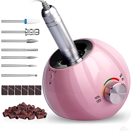 Fresa Per Unghie Gel Professionale, Az Gogo Fresa Unghie Set Manicure Pedicure Elettrico Con Punte Trapano, Lima Elettrica Per Unghie, Velocità Regola