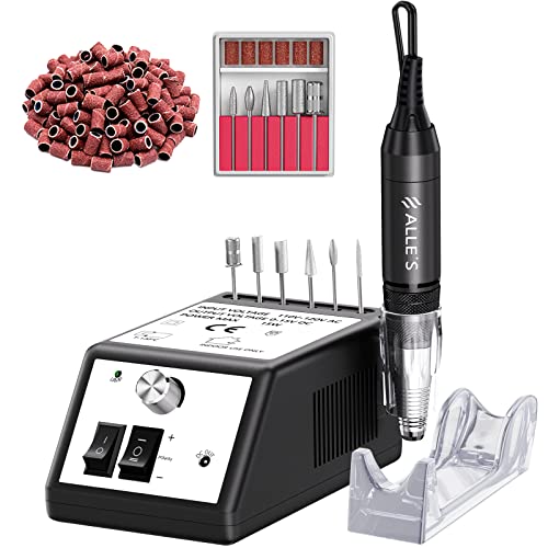Fresa Per Unghie,Lima Per Unghie Elettrica Professionale 30000Rpm, Fresa Unghie Professionale Set Buffer Strumento Per Levigare Unghie Acriliche Con S
