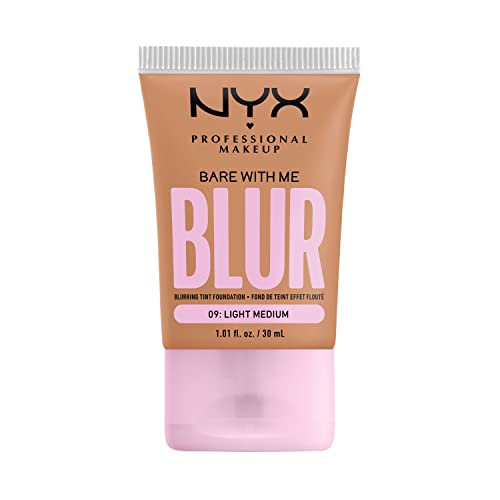 Nyx Professional Makeup Fondotinta Effetto Blur, Con Coprenza Media, Finish Matte, Con Niacinamide, Matcha E Glicerina, Fino A 12 Ore D'Idratazione, B