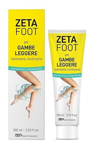 Zeta Farmaceutici Zetafoot - Gel Gambe Leggere Riattivante E Tonificante, 100Ml