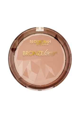 Deborah Milano - Bronze Lover Terra Abbronzante Lunga Tenuta, N. 01 Sunlight, Effetto Mat, Riscalda Il Colorito, 9 Gr