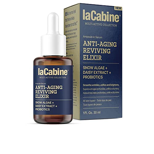 Lacabine Anti-Aging Reviving Elixir Serum | Siero Anti-Età Che Riduce Le Rughe, Il Tono Della Pelle Non Uniforme E La Mancanza Di Luminosità | Con Alg