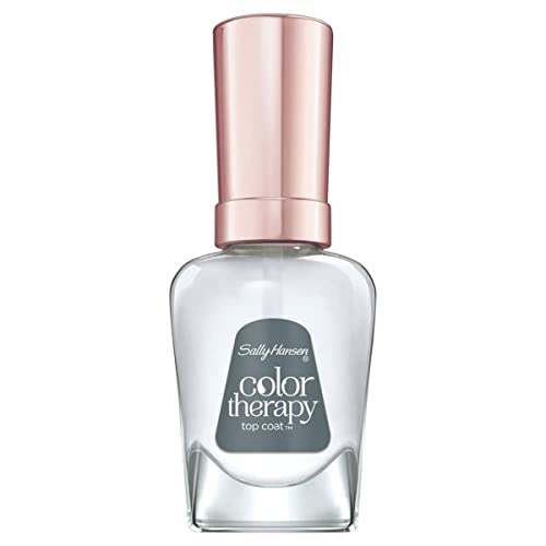Sally Hansen - Color Therapy - Top Coat Per Unghie Con Olio Di Argan - Trasparente - 14.7 Ml
