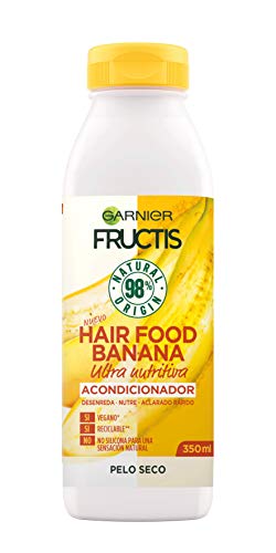 Garnier Fructis Hair Food Banana Condizionatore Nutriente Per Capelli Secchi 350 Ml