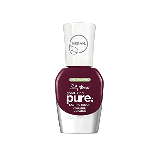 Sally Hansen Smalto Unghie Good Kind Pure, Smalto 100% Vegano, Colore Intenso E Lucentezza Senza Compromessi, 330 Beet It