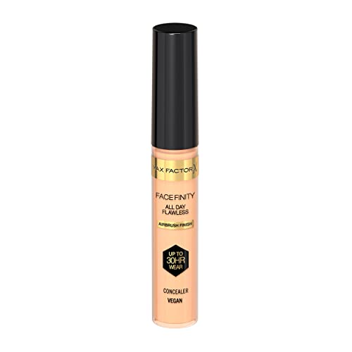Max Factor Correttore Facefinity All Day Flawless, Correttore Liquido, Formula Vegan, Tenuta Fino A 30 Ore - 010, 7,8 Ml