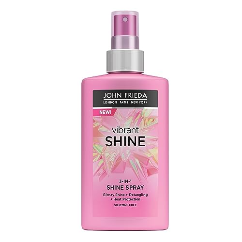 John Frieda Vibrant Shine - Spray 3 In 1, Districante Senza Peso, 150 Ml, Colore: Bianco