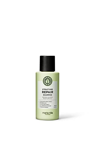 Maria Nila Structure Repair, Shampoo 100 Ml, Per Capelli Danneggiati E Trattati Chimicamente, L’Estratto Di Alga Ricostruisce E Idrata, Prodotto 100%