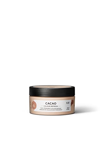 Maria Nila Colour Refresh, Cacao 100 Ml, Maschera Per Capelli Castani, Pigmenti Semi-Permanenti, Prodotto 100% Vegano E Senza Solfati/Parabeni