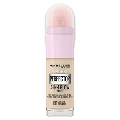 Maybelline New York Fondotinta Perfezionante Instant Perfector 4-In-1 Glow, Minimizza, Corregge, Uniforma E Illumina, Finish Luminoso Senza Imperfezio
