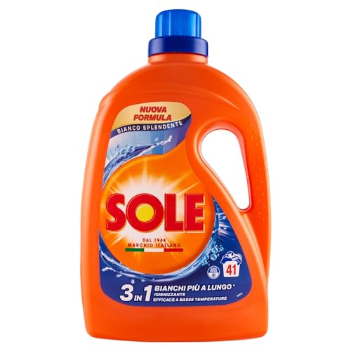 Sole Detersivo Lavatrice Bianco Splendente 41 Lavaggi 1,845 L