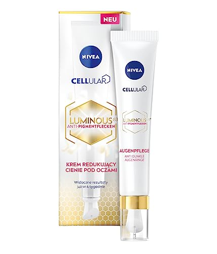 Nivea Cellular Luminous 630 - Macchie Anti-Pigmentazione Per La Cura Degli Occhi (15 Ml), Crema Anti-Età Contro Le Occhiaie, Idratante Per Gli Occhi C