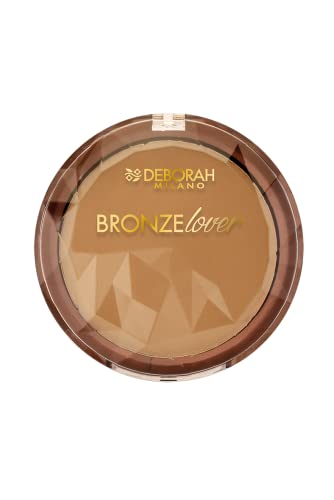 Deborah Milano - Bronze Lover Terra Abbronzante Lunga Tenuta, N. 04 Deep Tan, Effetto Mat, Riscalda Il Colorito, 9 Gr