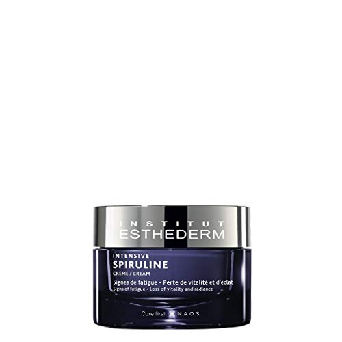 Institut Esthederm - Crema Alla Spirulina Intensive - Booster Illuminante Viso - Segni Di Stanchezza, Perdita Di Vitalità E Luminosità - Vaso 50 Ml