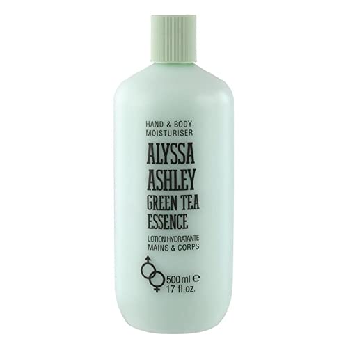 Alyssa Ashley - Green Tea Essence, Crema Corpo Profumata Mani, Azione Idratante, Rigenerante E Rinfrescante Per Il Nostro Corpo - 500Ml
