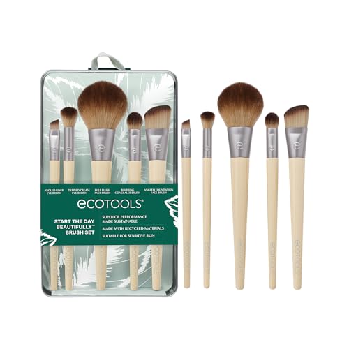Real Techniques Ecotools Start The Day Set Di Pennelli Per Il Trucco