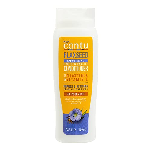 Cantu Balsamo Lisciante Ai Semi Di Lino Senza Risciacquo O Senza Risciacquo 400 Ml (Confezione Da 1)