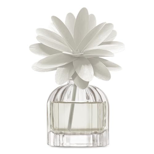 Muha' | Profumatore Per Ambienti Flower Diffuser, Fragranza Iris Cipriato, Diffusore Ambiente Con Fiore In Legno Di Betulla, Formato Da 60 Ml