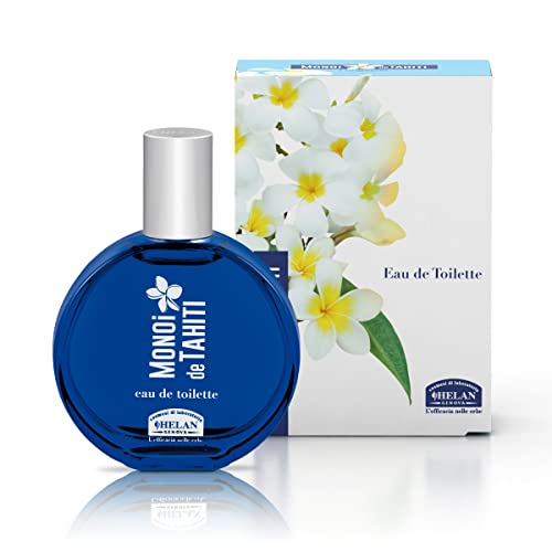 Helan Monoï De Tahiti - Profumo Donna Fiorito, Gourmand Ed Esotico, Eau De Toilette Leggero Con Cocco, Fiori Di Tiaré, Gelsomino E Note Ambrate, Dolce