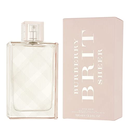 Burberry Acqua Di Profumo, Brit Sheer Eau De Toilette Vapo, 100 Ml