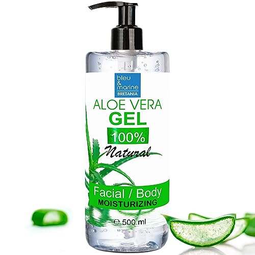 Aloe Vera Gel 100% Natural Gel Aloe Vera Puro 500 Ml Sollievo Crema Doposole Rasatura Crema Post Depilazione Idratante Viso Corpo Gel Aloe Vera Capell