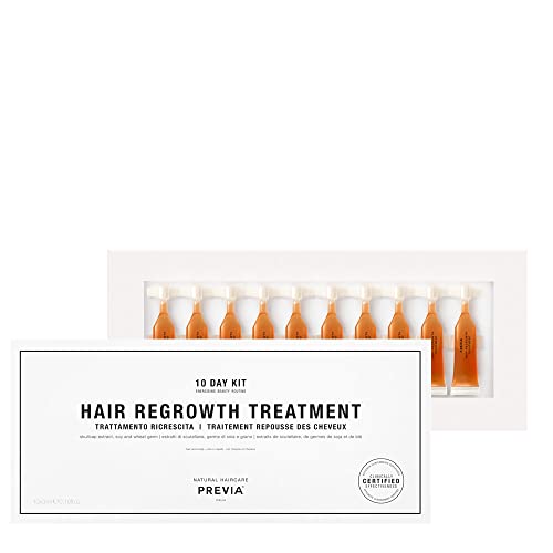 Previa Extra Life Hair Regrowth Treatment 10 Days Kit 10X3Ml - Trattamento Anti Diradamento In 10 Gi