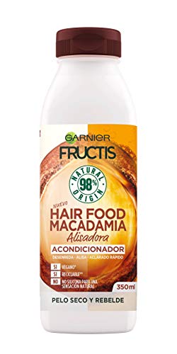 Garnier Fructis Hair Food Acondicionador Macadamia Alisadora - 350 Ml