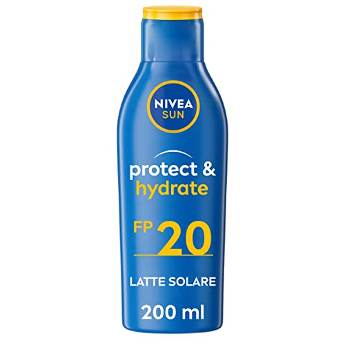 Nivea Sun Protect & Hydrate Latte Solare Spf 20, 200 Ml