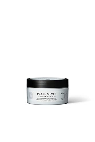 Maria Nila Colour Refresh, Pearl Silver 100 Ml, Maschera Per Capelli Argento-Viola, Pigmenti Semi-Permanenti, Prodotto 100% Vegano E Senza Solfati/Par
