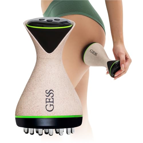 Gess Massaggiatore Ems Per Modellare Il Corpo, 9 Modalità Di Intensità, Massaggio Vibrante Per Tonificare, Rimozione Della Cellulite Per Gambe, Glutei