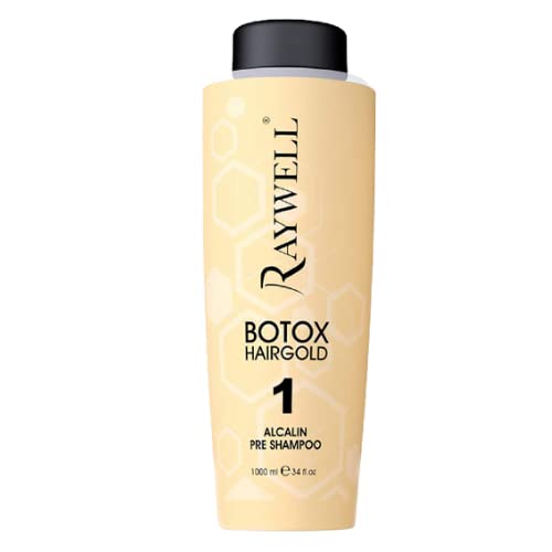 Raywell Shampoo Per Capelli Botox 1 Alcalin Pre, 1000 Ml