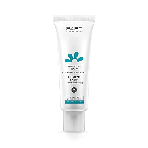 Laboratorios Babé - Crema Facial Hidratante 24 Horas Textura Ligera 50 Ml, Hidratación 24 Horas, Protección Solar Uvb Y Uva, Piel Mixta, Piel Grasa, C