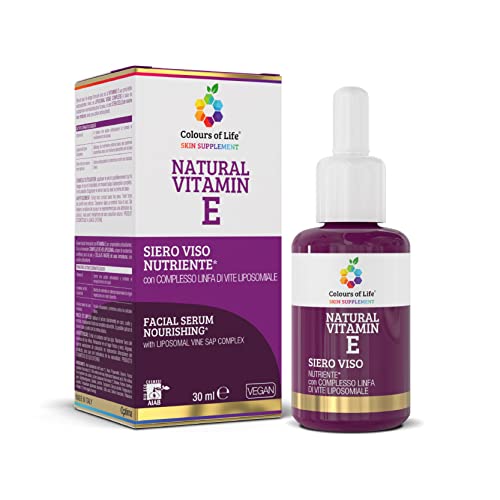Siero Viso Nutriente Con Complesso Linfa Di Vite Liposomiale - 30 Ml Con Vitamina E, Ad Azione Antiossidante, Emolliente Ed Idratante.