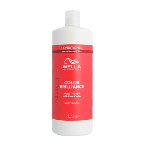 Wella Professionals Invigo Color Brilliance Balsamo Con Vitamina E, Protezione Colore E Luminosità, Per Capelli Spessi 1L