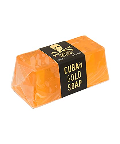 The Bluebeards Revenge, Cuban Gold Hand And Body Soap Bar For Men, Vegan Friendly And Low Waste Soap Bar, 175G