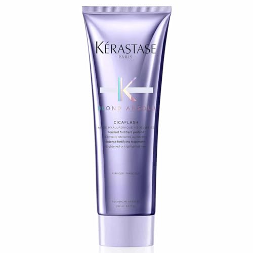 Kérastase, Blond Absolu, Balsamo Riparatore & Anti-Rottura, Per Capelli Danneggiati & Decolorati, Con Acido Ialuronico, Cicaflash, 250 Ml