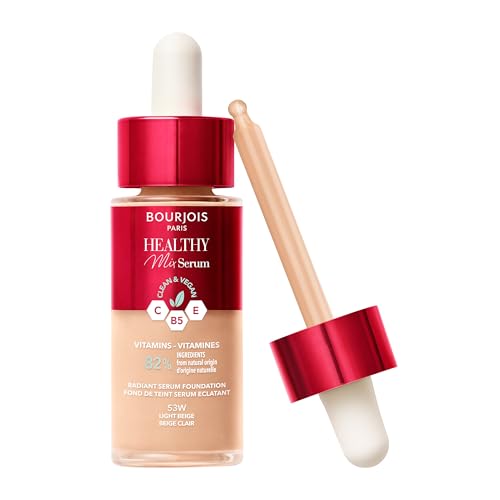 Bourjois Healthy Mix Clean Fondotinta Siero - 55N - Beige Profondo, 30 Ml