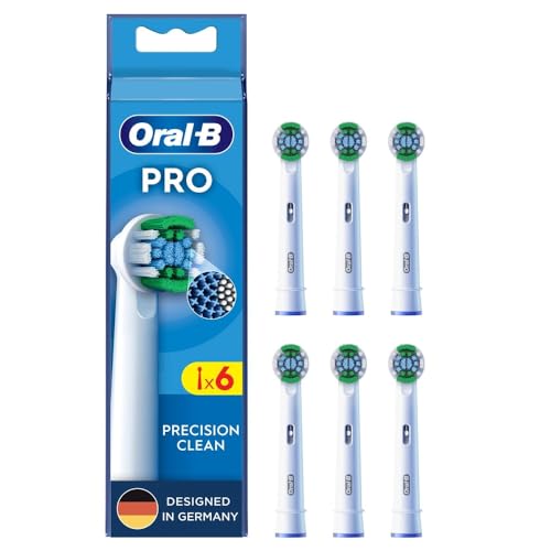 Oral-B Pro Precision Clean - Set Di 6 Testine Di Ricambio Per Spazzolino Elettrico, Pulizia Dei Denti Con Setole Innovative A Forma Di X, Per Spazzoli
