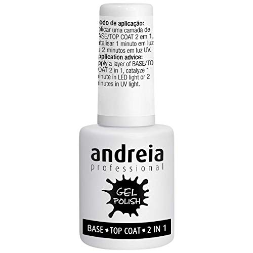 Andreia Professional Gel Polish Base E Top Coat 2 In 1-10,5 Ml