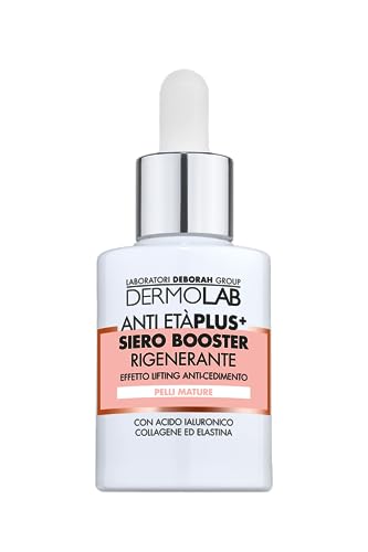 Dermolab - Siero Viso Booster Anti Età Plus+, Per Pelli Mature, Effetto Lifting Anti-Cedimento Rigenerante, Contrasta La Perdita Di Collagene Ed Elast